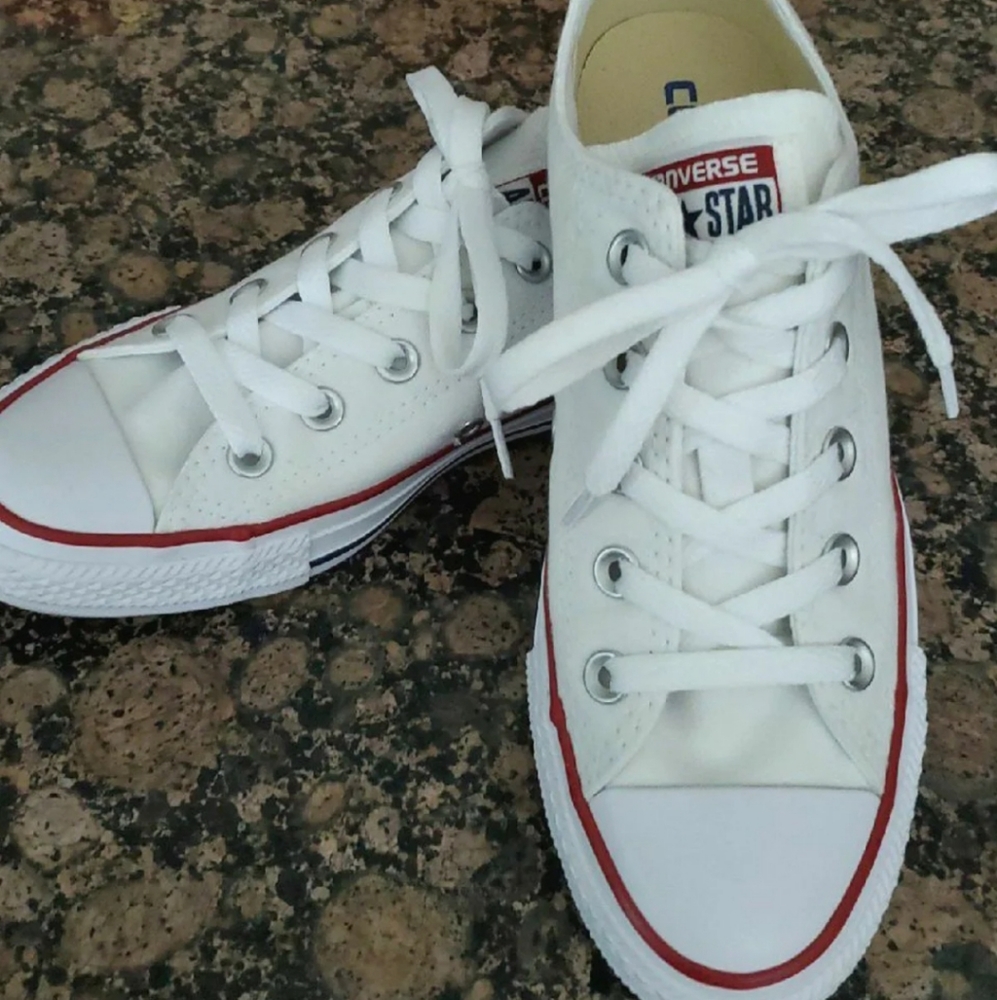 White Low Top Converse